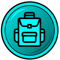 Digital badge from the Creative Thinking Quest interactive learning tool.